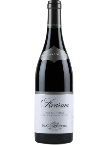 Bouteille de Vacqueras Avarum Rouge Chapoutier