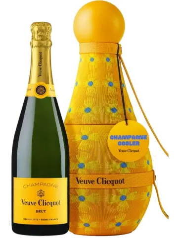 Bouteille de Clicquot Cooler Sun Totem Limited Yinka Ilor