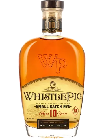 Bouteille de Whistlepig Rye Whiskey 10 Ans
