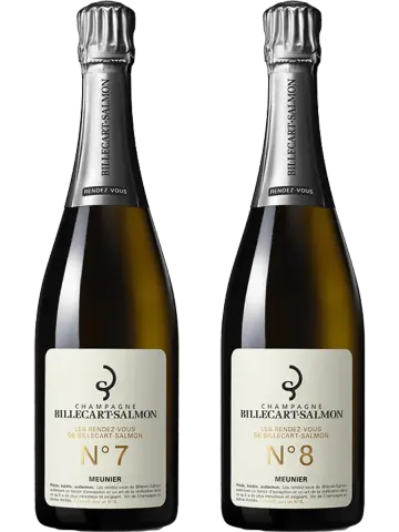 Bouteille de Billecart-Salmon Meunier Extra Brut Rdv N7 et N8