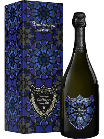 Bouteille de Dom Perignon Brut Coffret Damien Hirst 2018